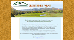 Desktop Screenshot of greenriverfarms.com