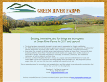 Tablet Screenshot of greenriverfarms.com